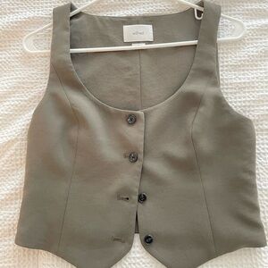 Olive green Wilfred vest